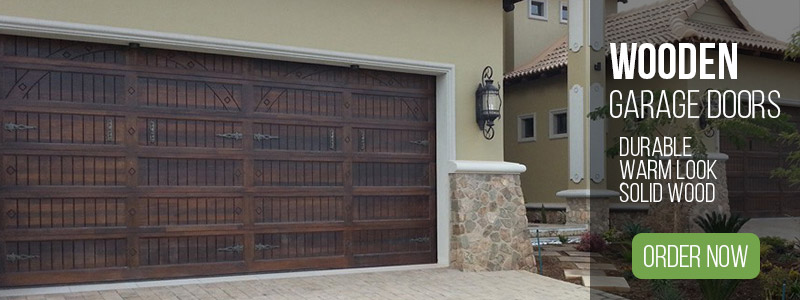 wooden garage doors image