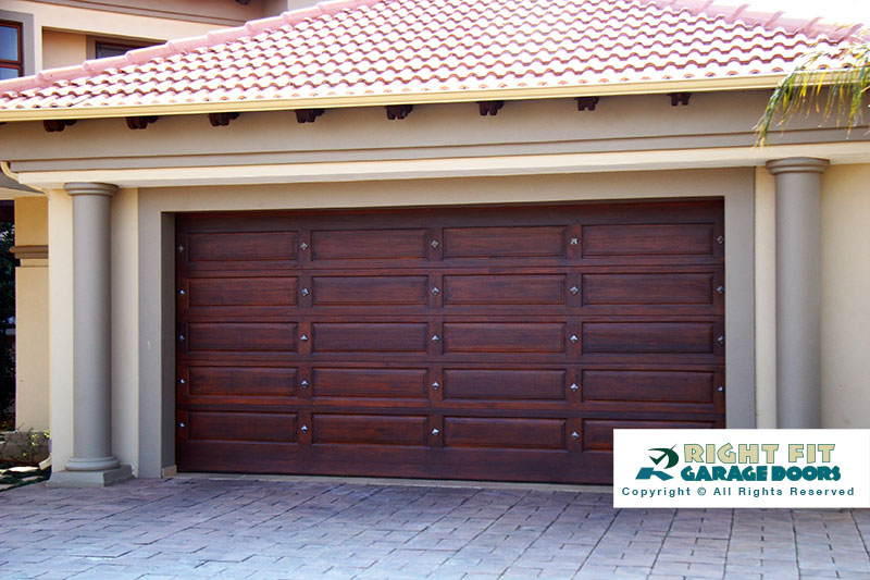 Rightfit Garage Doors Wooden, Double Garage Door Dimensions South Africa