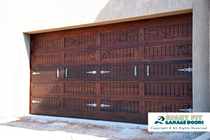 Rightfit Garage Doors Wooden, Double Wooden Garage Door Za