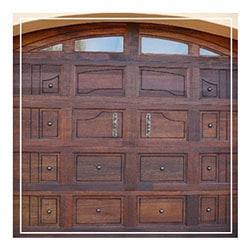 Single Constantia Wooden Garage Door