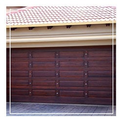 Double Rustic Garage Door